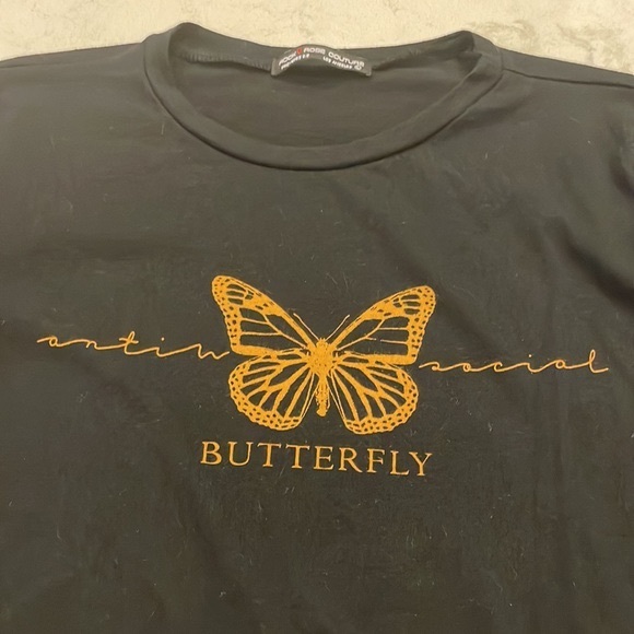 Papaya “Anti Social Butterfly” Long Sleeve Top - Picture 6 of 11